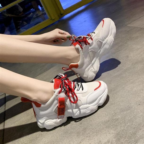 カジュアルストリートスニーカー 3551-red/35(22.5cm)_お取り寄せ35516-画像2-韓国ファッション通販POPREA［ポップリア］