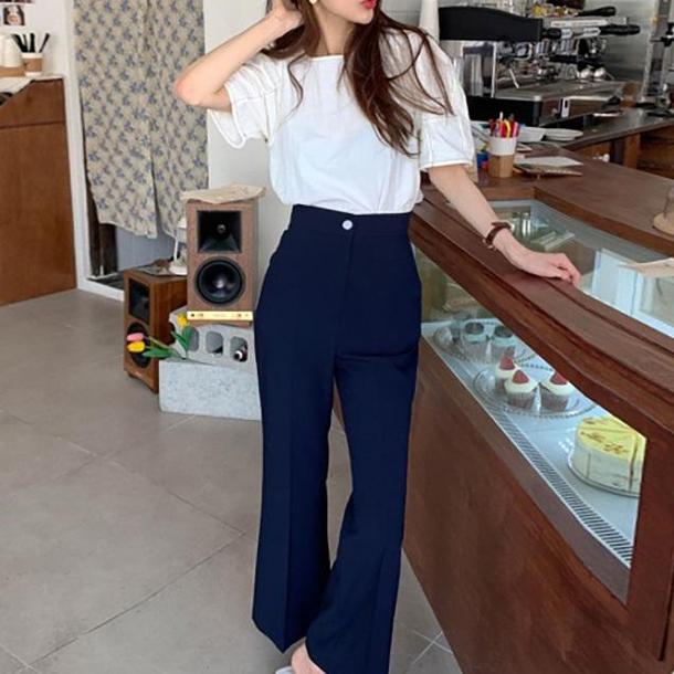 ラインバックストラップシャツ 3742-お取り寄せ3742-画像8-韓国ファッション通販POPREA［ポップリア］