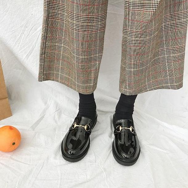 フラットシングルシューズ 3782-enamel/35(22.5cm)_お取り寄せ37826-画像4-韓国ファッション通販POPREA［ポップリア］