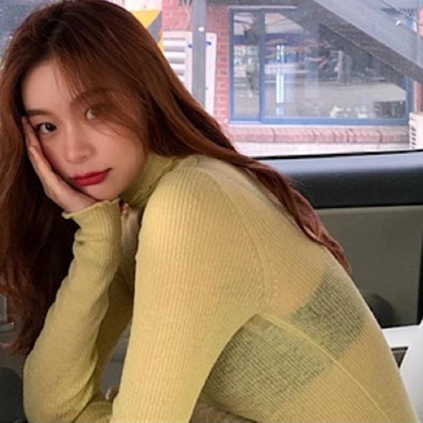 マスタードイエロータートルインナー 3842-お取り寄せ3842-画像5-韓国ファッション通販POPREA［ポップリア］