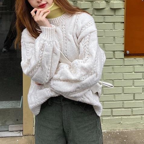 マスタードイエロータートルインナー 3842-お取り寄せ3842-画像9-韓国ファッション通販POPREA［ポップリア］