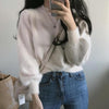 ガーリーモヘア風ニット 3851-ivory_お取り寄せ38512-画像2-韓国ファッション通販POPREA［ポップリア］