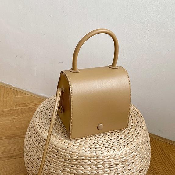 ハンドル付ショルダーバッグ 3857-beige_お取り寄せ38572-画像3-韓国ファッション通販POPREA［ポップリア］