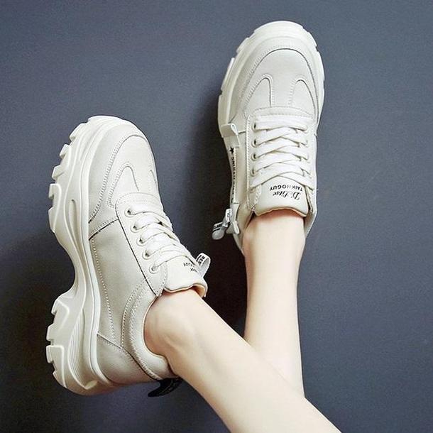 厚底ダッドスニーカー 3898-beige/35(22.5cm)_お取り寄せ38986-画像3-韓国ファッション通販POPREA［ポップリア］