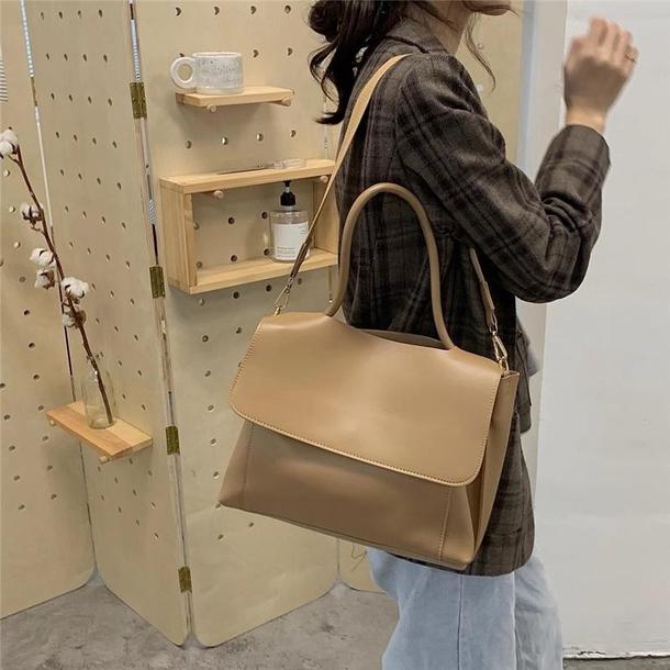 ソフトエコレザーバッグ 3989-beige_お取り寄せ39892-画像3-韓国ファッション通販POPREA［ポップリア］