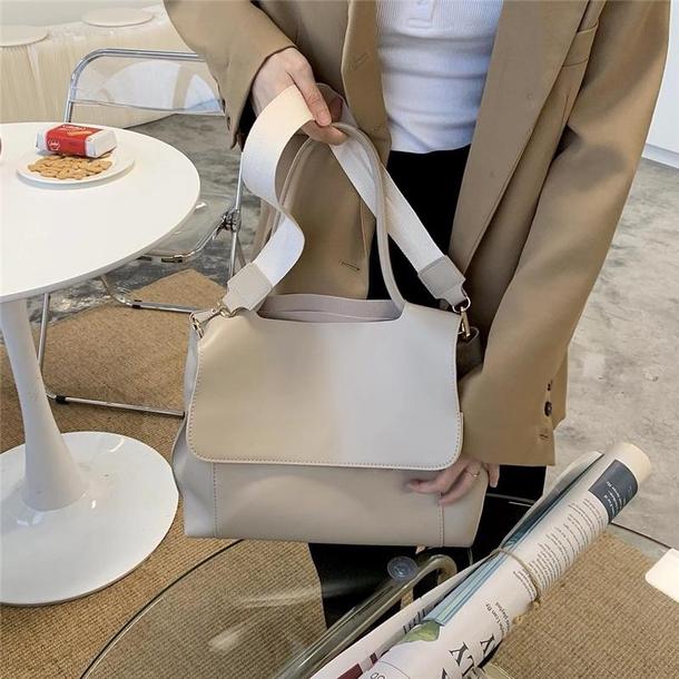 ソフトエコレザーバッグ 3989-white_お取り寄せ39894-画像5-韓国ファッション通販POPREA［ポップリア］