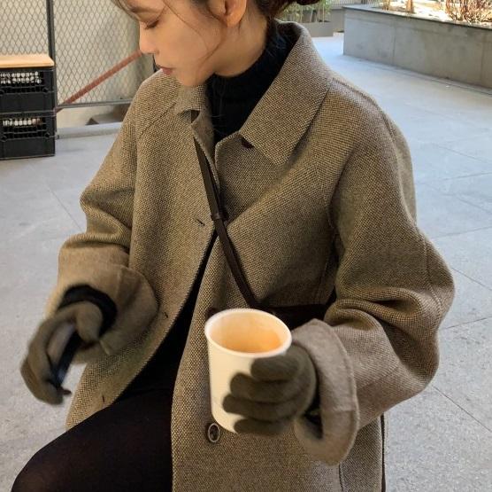 シングルブレストステンコート 4076-お取り寄せ4076-画像6-韓国ファッション通販POPREA［ポップリア］