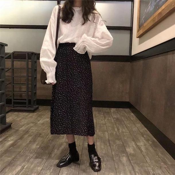 ボヘミアンレースシャツ 4094-お取り寄せ4094-画像5-韓国ファッション通販POPREA［ポップリア］