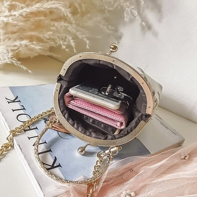 ヴィンテージレースフラワーがま口バッグ 1533の商品画像_9