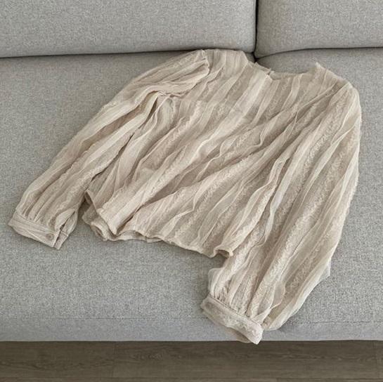 ラウンドネックハニーブラウス 4210-お取り寄せ4210-画像11-韓国ファッション通販POPREA［ポップリア］