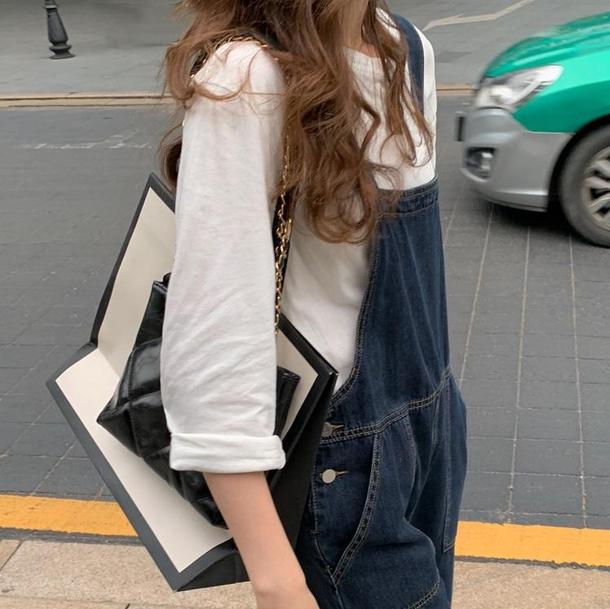 デニムステッチオーバーオール 4211-お取り寄せ4211-画像11-韓国ファッション通販POPREA［ポップリア］