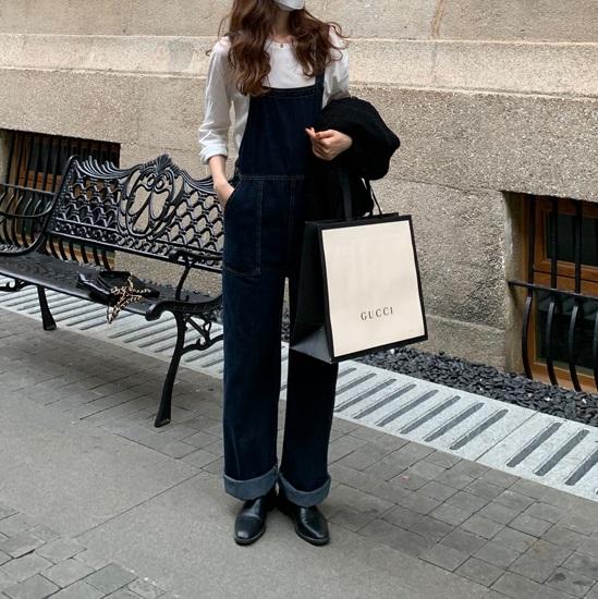 デニムステッチオーバーオール 4211-お取り寄せ4211-画像17-韓国ファッション通販POPREA［ポップリア］