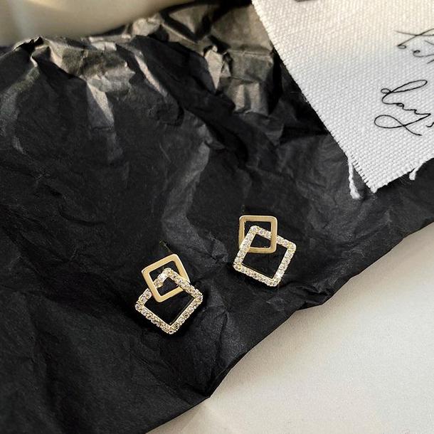 ジオメトリックピアス 4257-お取り寄せ4257-画像11-韓国ファッション通販POPREA［ポップリア］