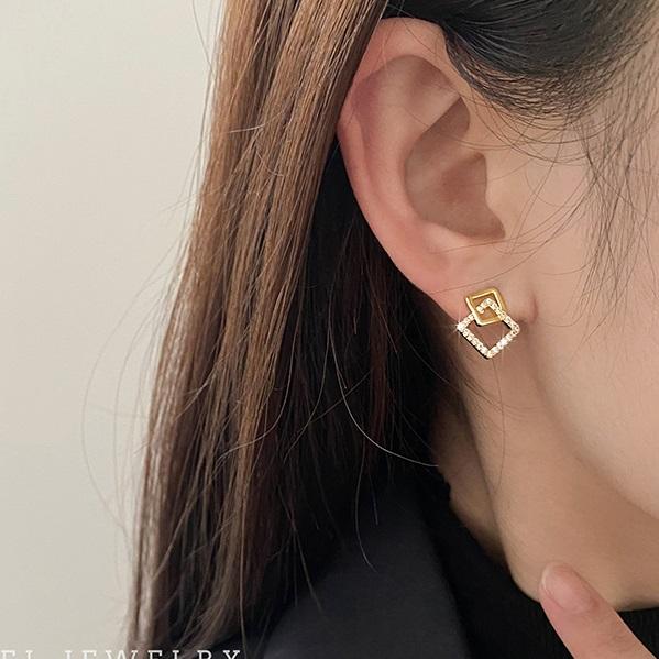 ジオメトリックピアス 4257-お取り寄せ4257-画像5-韓国ファッション通販POPREA［ポップリア］