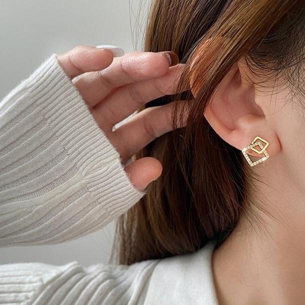 ジオメトリックピアス 4257-お取り寄せ4257-画像7-韓国ファッション通販POPREA［ポップリア］