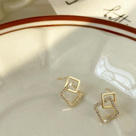 ジオメトリックピアス 4257-お取り寄せ4257-画像9-韓国ファッション通販POPREA［ポップリア］