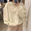 ホワイトロゴスウェット 4274-お取り寄せ4274-画像5-韓国ファッション通販POPREA［ポップリア］
