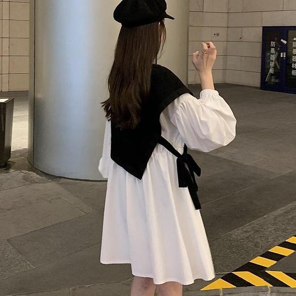 レイヤード風ワンピ 4326-お取り寄せ4326-画像8-韓国ファッション通販POPREA［ポップリア］