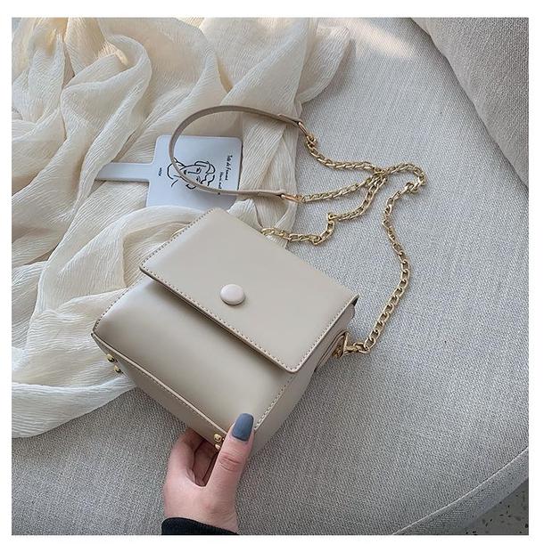 オールマッチシンプルショルダーバッグ 4371-white_お取り寄せ43712-画像5-韓国ファッション通販POPREA［ポップリア］