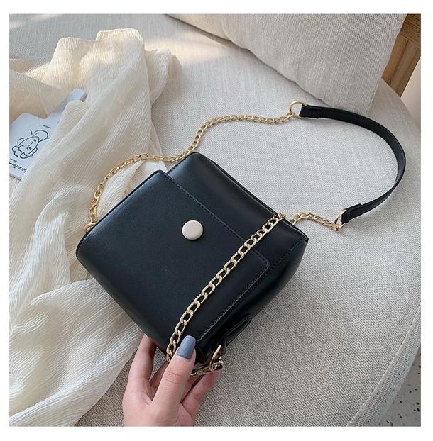 オールマッチシンプルショルダーバッグ 4371-black_お取り寄せ43714-画像9-韓国ファッション通販POPREA［ポップリア］