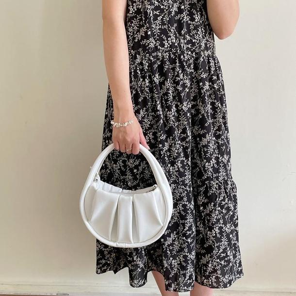 ホワイトホーボーバッグ 4477-white_お取り寄せ4477-画像13-韓国ファッション通販POPREA［ポップリア］