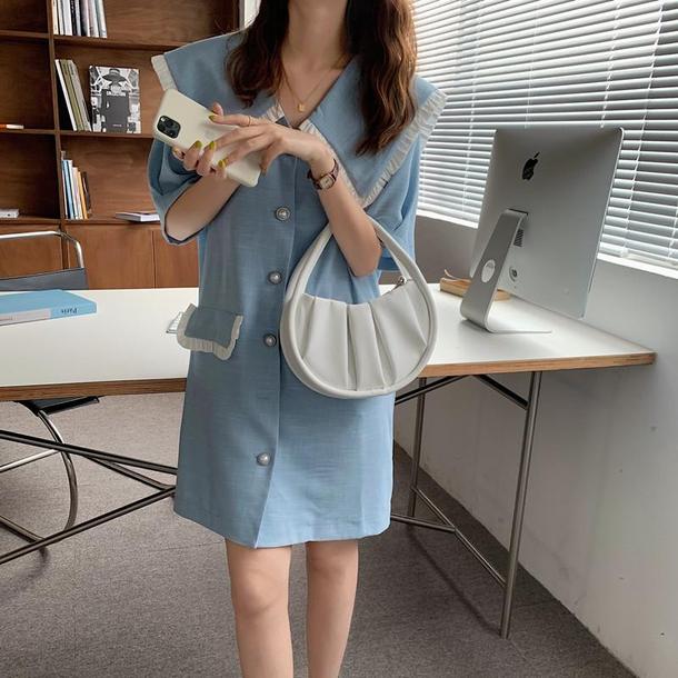 ホワイトホーボーバッグ 4477-white_お取り寄せ4477-画像8-韓国ファッション通販POPREA［ポップリア］