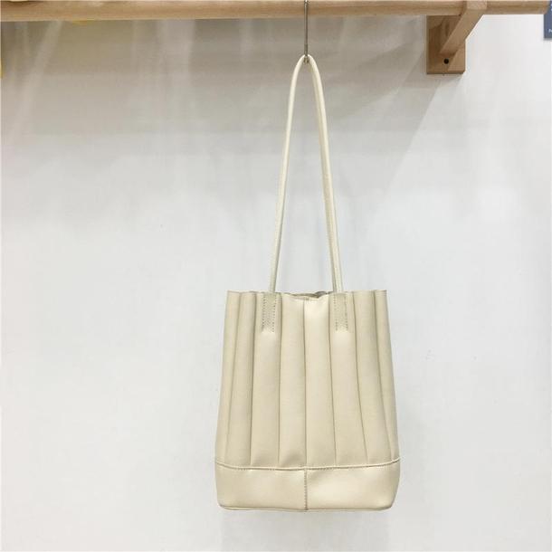 バケットトートバッグ 4480-white_お取り寄せ44802-画像3-韓国ファッション通販POPREA［ポップリア］