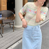 レトロジャカードニット 4502-yellow_お取り寄せ4502-画像12-韓国ファッション通販POPREA［ポップリア］