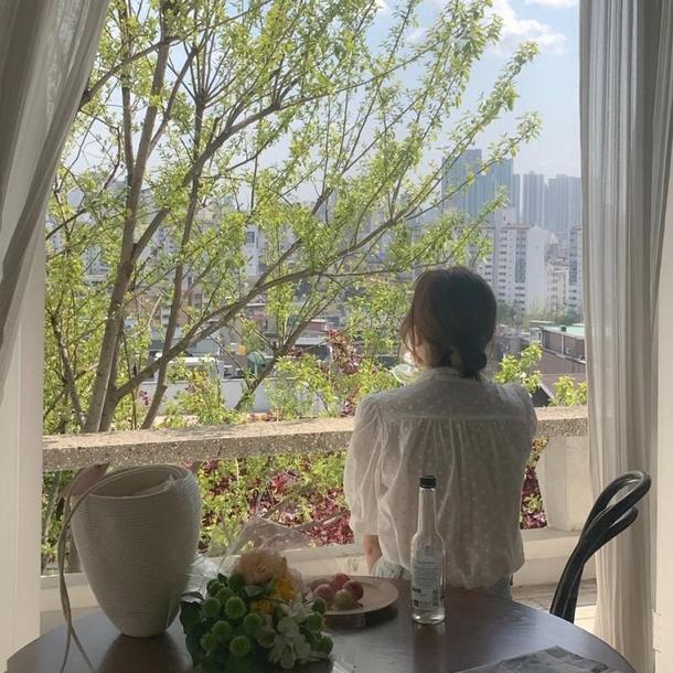 花刺繍アイボリーシャツ 4605-お取り寄せ_4605-画像9-韓国ファッション通販POPREA［ポップリア］