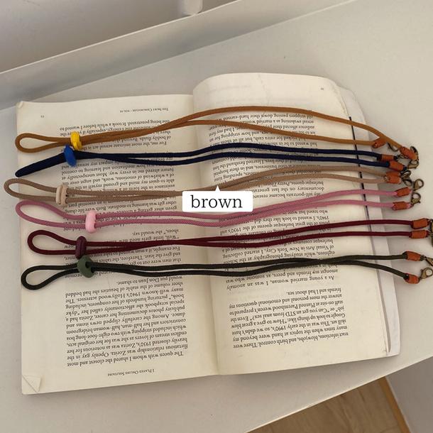 くすみ織り色マスクストラップ 4672-brown_お取り寄せ46723-画像12-韓国ファッション通販POPREA［ポップリア］