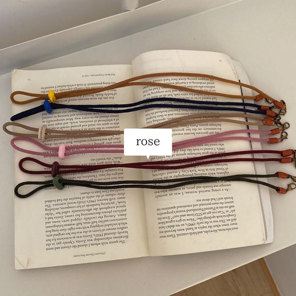 くすみ織り色マスクストラップ 4672-rose_お取り寄せ46725-画像14-韓国ファッション通販POPREA［ポップリア］