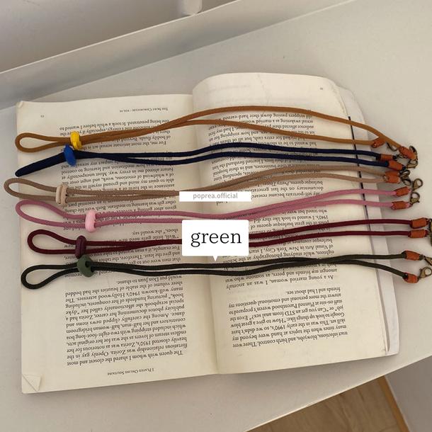 くすみ織り色マスクストラップ 4672-green_お取り寄せ46726-画像15-韓国ファッション通販POPREA［ポップリア］