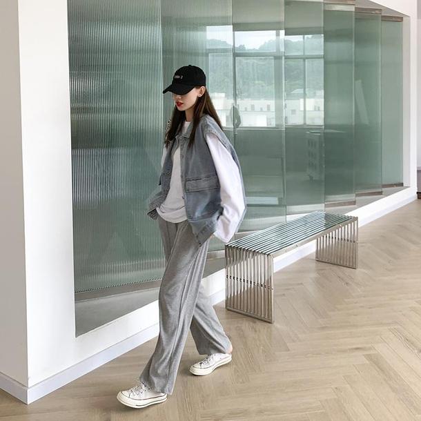 ノースリーブデニムジャケット 4683-denim_お取り寄せ4683-画像6-韓国ファッション通販POPREA［ポップリア］