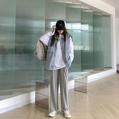 ノースリーブデニムジャケット 4683-denim_お取り寄せ4683-画像7-韓国ファッション通販POPREA［ポップリア］