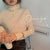 アートピケタートルネックトップス 4695-beige_お取り寄せ4695-画像1-韓国ファッション通販POPREA［ポップリア］