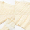 レース袖ニットプルオーバー 4740-ivory_お取り寄せ4740-画像3-韓国ファッション通販POPREA［ポップリア］