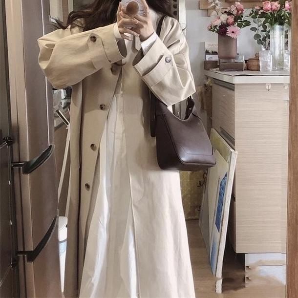 バブルスリーブシャツワンピース 4753-white_お取り寄せ4753-画像5-韓国ファッション通販POPREA［ポップリア］