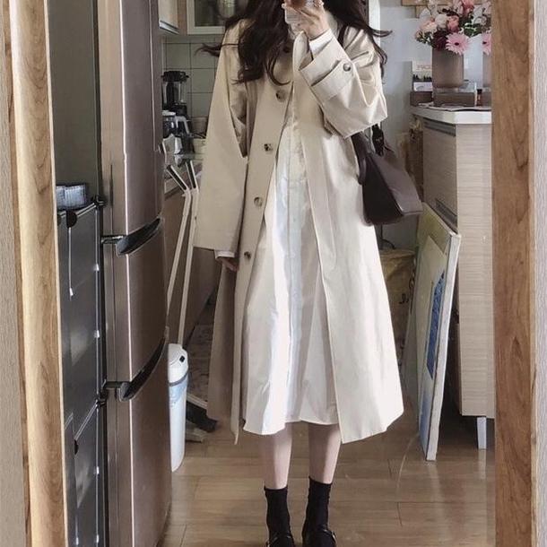 バブルスリーブシャツワンピース 4753-white_お取り寄せ4753-画像6-韓国ファッション通販POPREA［ポップリア］