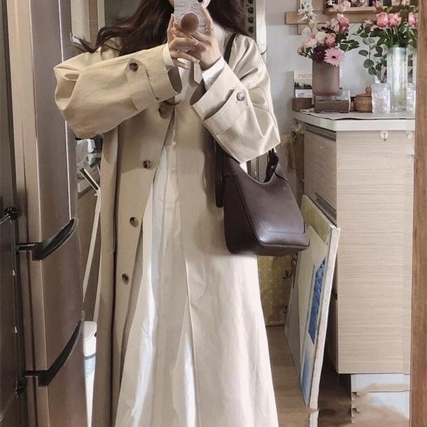 バブルスリーブシャツワンピース 4753-white_お取り寄せ4753-画像8-韓国ファッション通販POPREA［ポップリア］