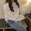 立体刺繍ホワイトブラウス 4825-お取り寄せ4825-画像3-韓国ファッション通販POPREA［ポップリア］