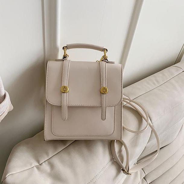 レザー調スクエアスモールバッグ 4831-white_お取り寄せ48313-画像16-韓国ファッション通販POPREA［ポップリア］