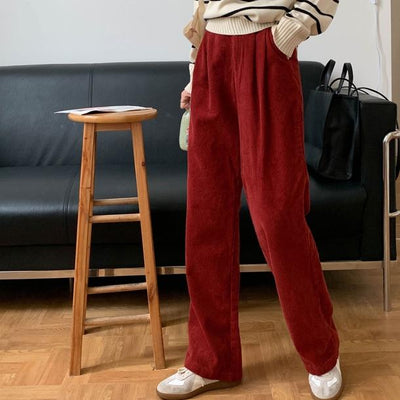 コーデュロイカラーパンツ 4868-S/red_お取り寄せ486816-画像7-韓国ファッション通販POPREA［ポップリア］