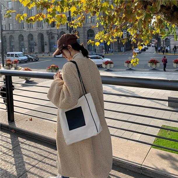 ボアロングコート 4910-お取り寄せ4910-画像4-韓国ファッション通販POPREA［ポップリア］