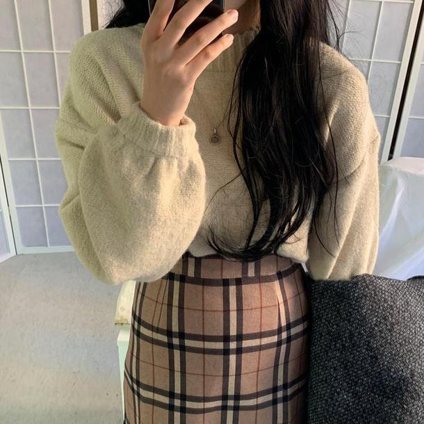 ベーシックプルオーバーニット 4911-beige_お取り寄せ49113-画像16-韓国ファッション通販POPREA［ポップリア］