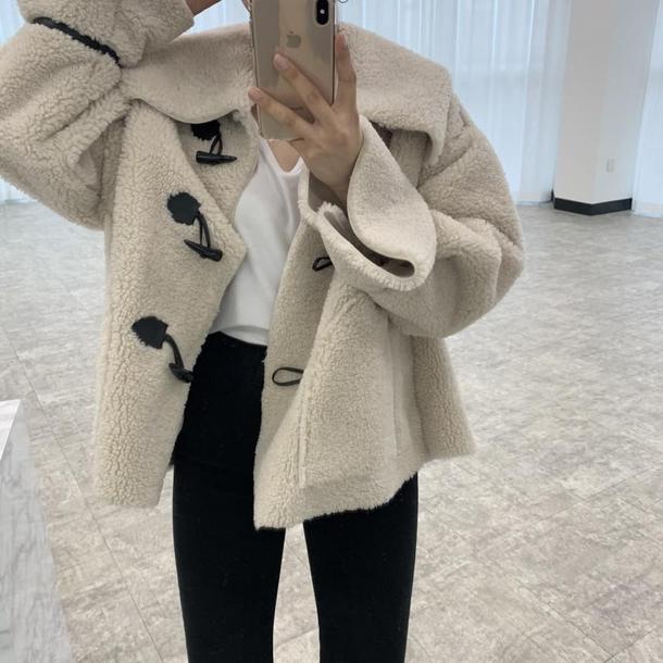 ボアダッフルコート 4912-お取り寄せ4912-画像12-韓国ファッション通販POPREA［ポップリア］