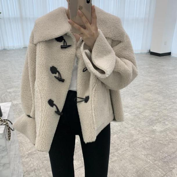 ボアダッフルコート 4912-お取り寄せ4912-画像6-韓国ファッション通販POPREA［ポップリア］