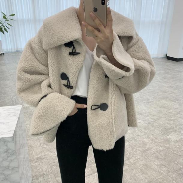 ボアダッフルコート 4912-お取り寄せ4912-画像7-韓国ファッション通販POPREA［ポップリア］