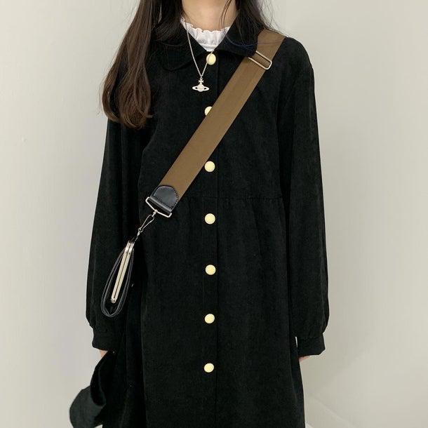 フレンチブラックコート＆ホワイトスカート 4935-お取り寄せ4935-画像9-韓国ファッション通販POPREA［ポップリア］