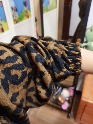 豹柄ロングストレートコート 4948-お取り寄せ4948-画像10-韓国ファッション通販POPREA［ポップリア］