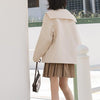 セーラーカラーショートコート 4955-ivory_お取り寄せ4955-画像5-韓国ファッション通販POPREA［ポップリア］